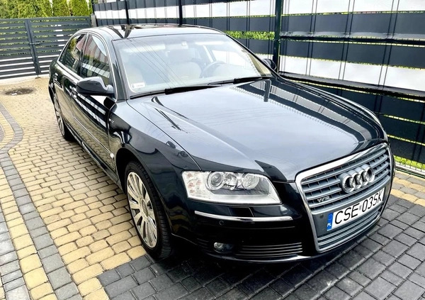 Audi A8 cena 37000 przebieg: 170781, rok produkcji 2004 z Bydgoszcz małe 562